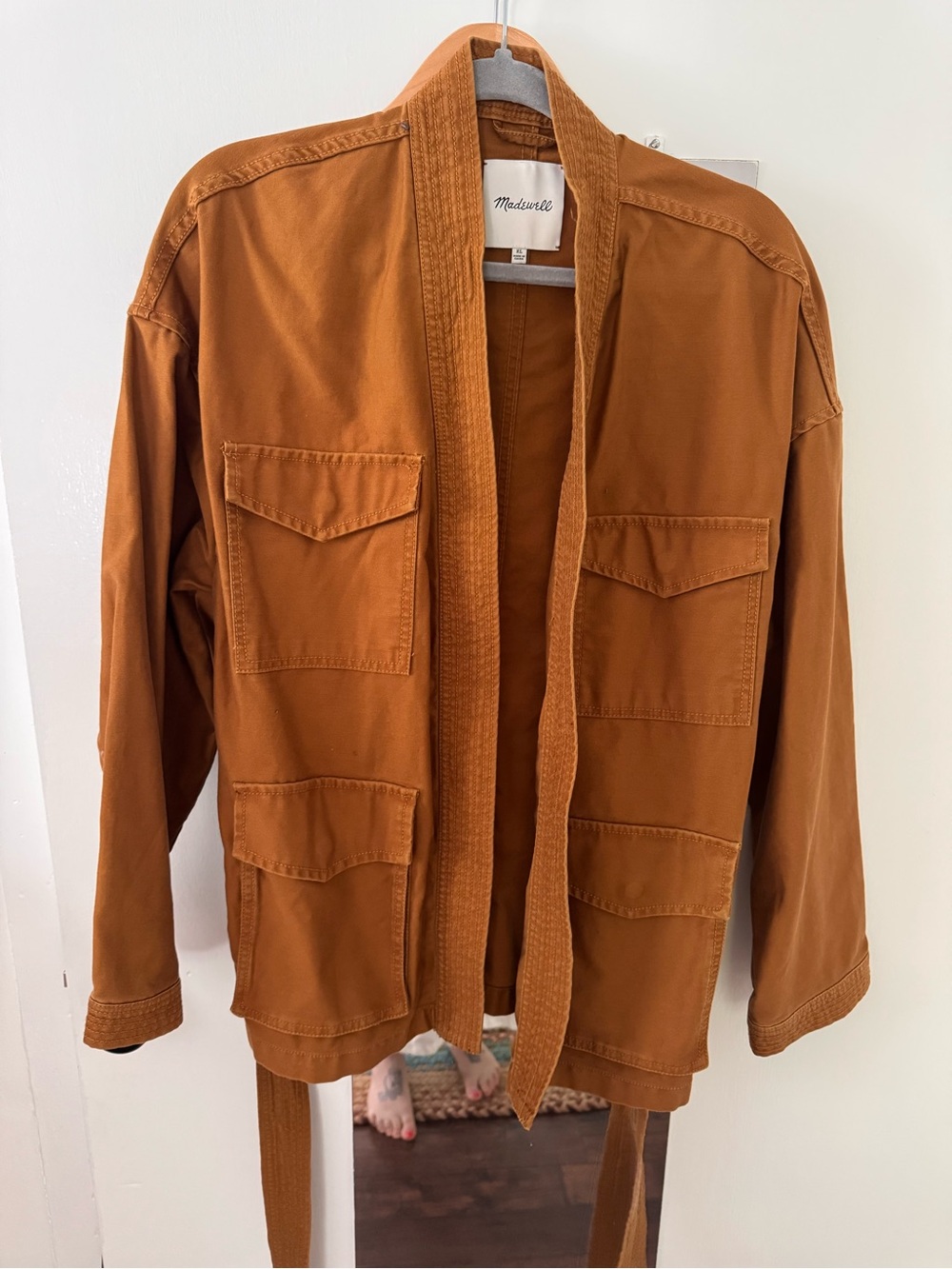Madewell Women’s Golden Kimono Style Chore Coat XL